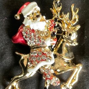Christmas Brooch Rindeer